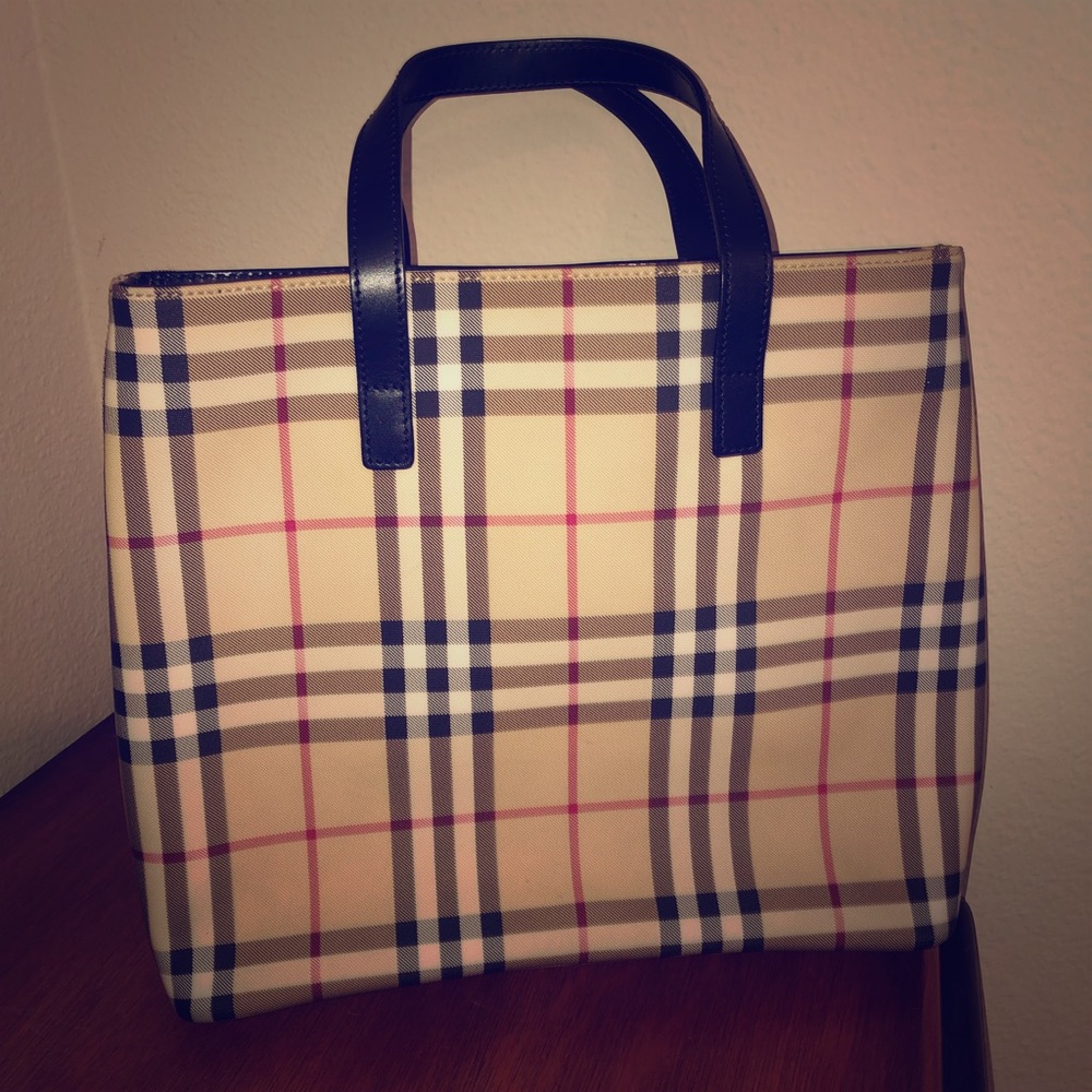 Authentic Burberry Handle Bag